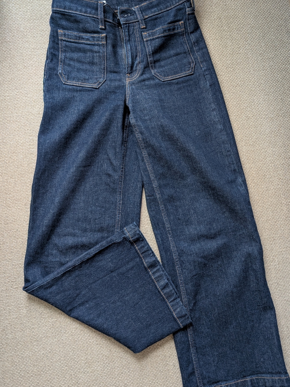 GAP Dark Indigo Wide-Leg Jeans